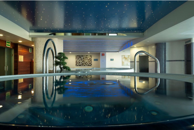 Escapada con Spa en Hotel Real Ciudad de Zaragoza 4* y Vuelo en Túnel del Viento para dos (Zaragoza)