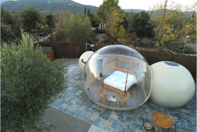 Escapada en Bubble Premium con Jacuzzi Privado y Cena en Zielo de Levante (Tírig, Castellón)