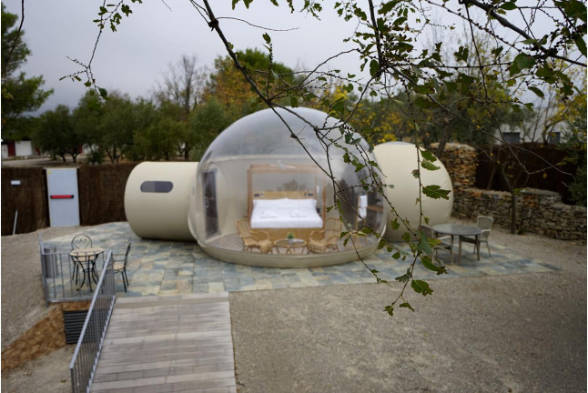 Escapada en Bubble Premium con Jacuzzi Privado y Cena en Zielo de Levante (Tírig, Castellón)