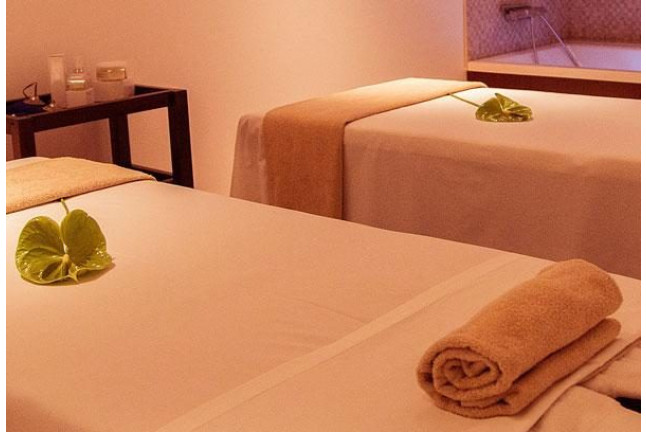 Jacuzzi Privado, Sauna,  Masaje Relajante y Menú o Aperitivo para dos en Hotel Meliá Castilla 4* (Madrid)