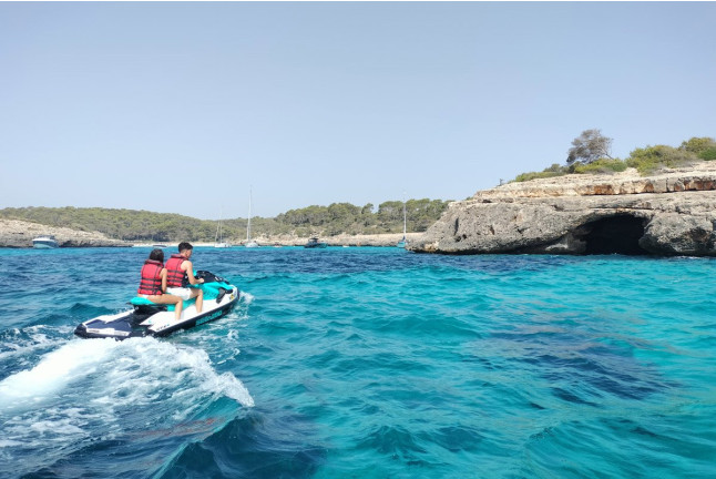 Excursión en Jetski (Cala Bona, Mallorca)