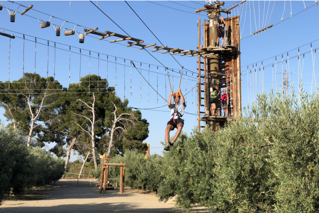 Circuito Multiaventura y Tirolinas en Jumpland Aventura Ecològica (Salou, Tarragona)