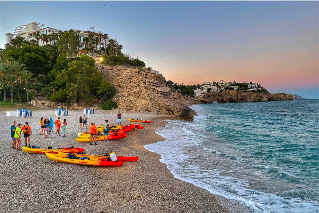Kayak con Fotos en Villajoyosa, Cala Granadella o Morro de Toix (Alicante)