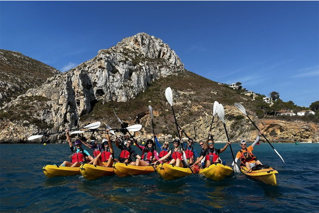 Kayak con Fotos en Villajoyosa, Cala Granadella o Morro de Toix (Alicante)