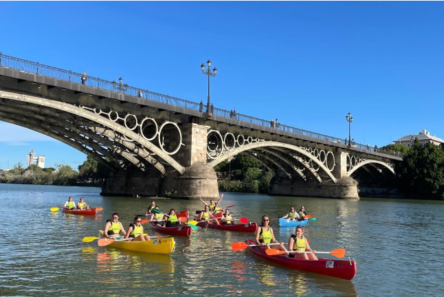 Atardecer en Kayak en el Río Guadalquivir (Sevilla)