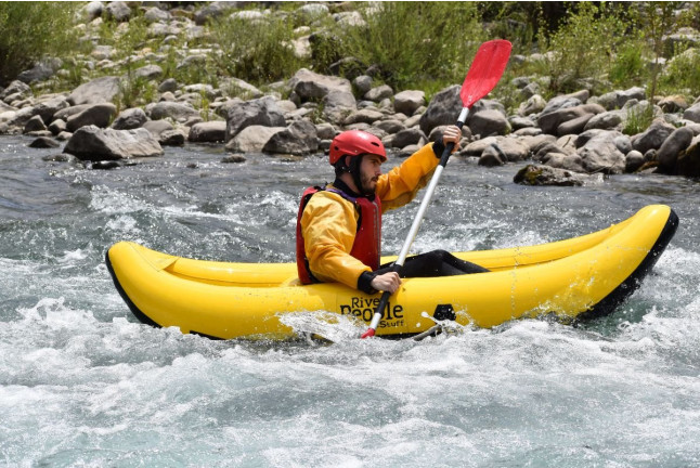 Descenso en Kayak Hinchable (Campo, Huesca)