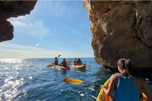 Ruta en Kayak para dos (La Pineda, Tarragona)