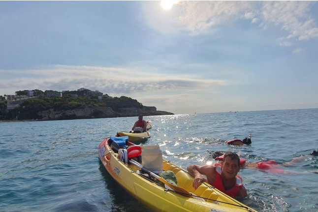 Ruta en Kayak para dos (La Pineda, Tarragona)