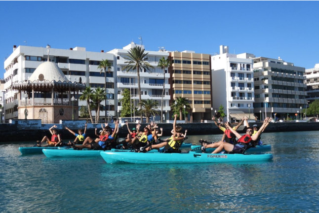 Tour en Kayak Doble a Pedales (Bahía de Arrecife, Lanzarote)