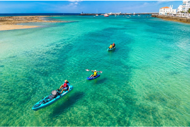 Tour en Kayak Doble a Pedales (Bahía de Arrecife, Lanzarote)