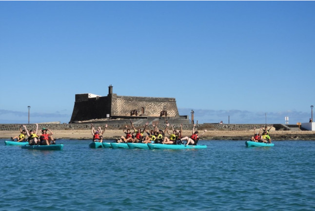 Tour en Kayak Doble a Pedales (Bahía de Arrecife, Lanzarote)