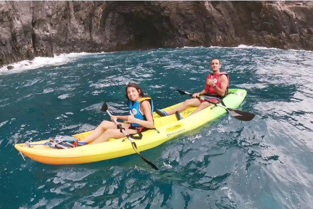 Excursión en Kayak y Snorkel con Fotos en Playa Los Cristianos (Arona, Santa Cruz de Tenerife)