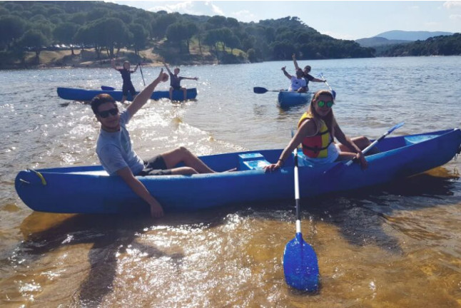 Paseo en Kayak Doble en el Pantano de San Juan (San Martín de Valdeiglesias, Madrid)