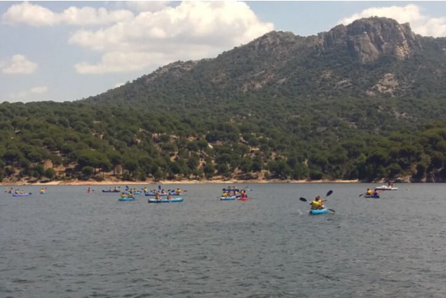 Paseo en Kayak Doble en el Pantano de San Juan (San Martín de Valdeiglesias, Madrid)