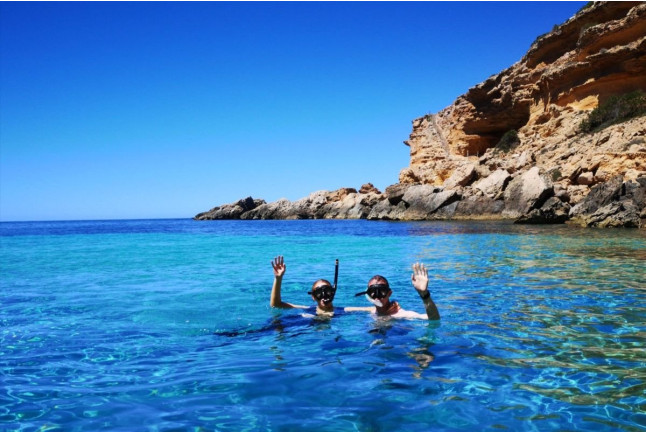 Kayak y Snorkel con Fotos (Ibiza)