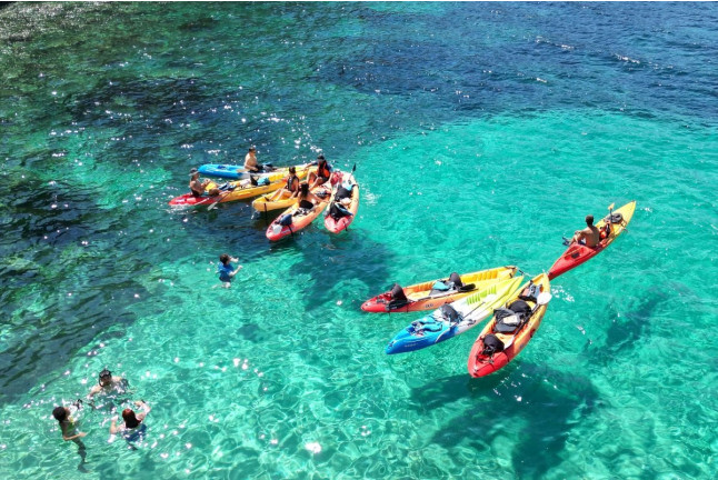 Kayak y Snorkel con Fotos (Ibiza)