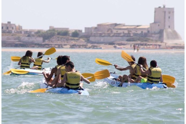 Kayak hasta el Islote de Sancti Petri (Cádiz)