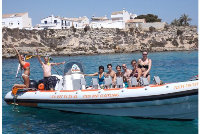 Excursión en Lancha Rápida a la Isla de Tabarca y Snorkel (Alicante)