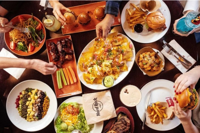 Menú en Hard Rock Café Barcelona (Barcelona)
