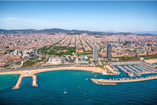 Ruta en Moto de Agua Biplaza desde el Port Fòrum (Barcelona)