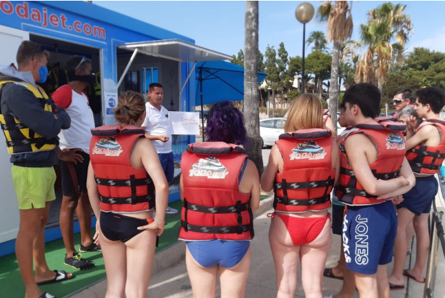 Excursión en Moto de Agua Biplaza con Fotos (Villajoyosa, Alicante)
