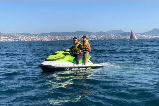 Ruta en moto de agua (Moaña, Pontevedra)