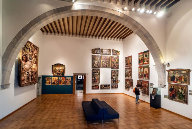 Entrada al Museu d'Art de Girona (Girona)