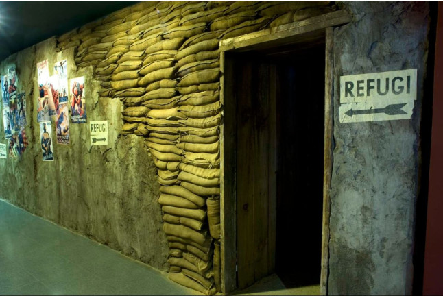 Entrada al Museu d'Història de Catalunya (Barcelona)