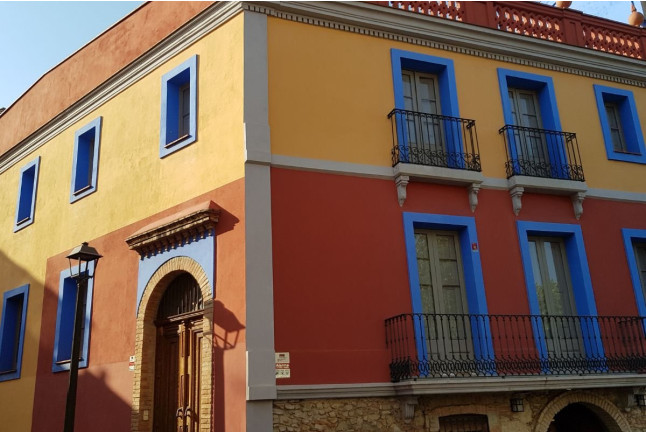 Entrada al Museu del Còmic i la Il·lustració (Sant Cugat del Vallés, Barcelona)