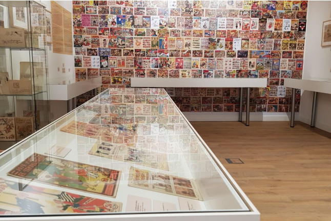 Entrada al Museu del Còmic i la Il·lustració (Sant Cugat del Vallés, Barcelona)