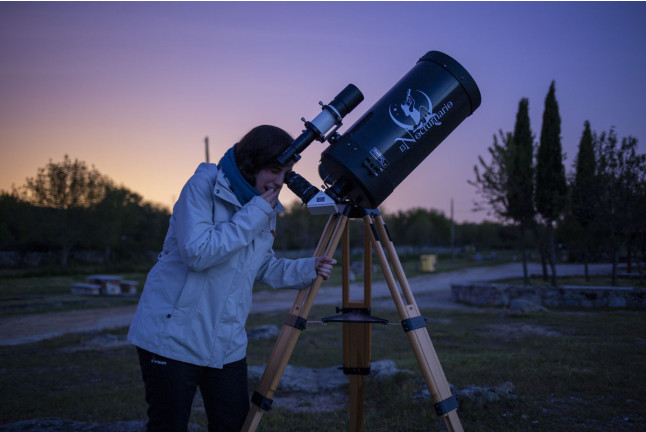 Observación con Telescopio, Astronomía y Mitología para dos (Collado Villalba, Madrid)
