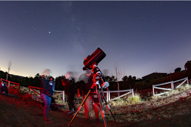 Observación con Telescopio, Astronomía y Mitología para dos (Los Molinos, Madrid)