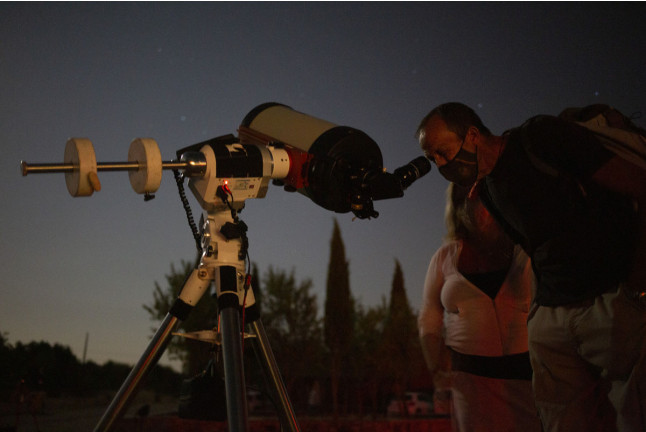 Observación con Telescopio, Astronomía y Mitología para dos (Los Molinos, Madrid)