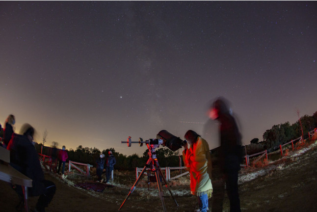 Observación con Telescopio, Astronomía y Mitología para dos (Los Molinos, Madrid)