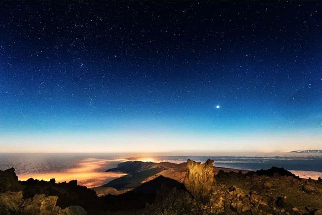 Atardecer en las Alturas y Observación de Estrellas con Transporte (Tenerife)