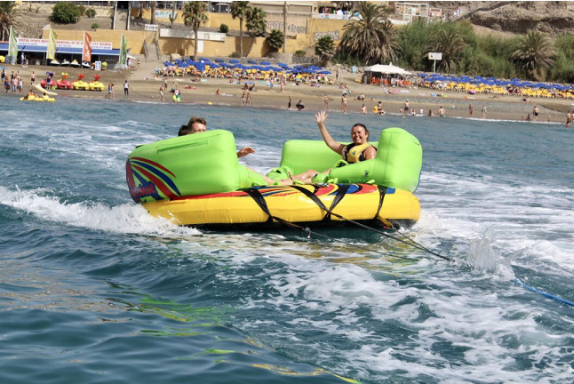 Paseo en Ovni Loco en Playa de Taurito, Playa de Mogán y Playa del Inglés (Gran Canaria)