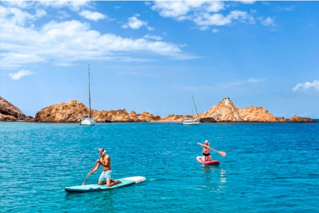 Paddle Surf (Puerto de Addaia, Menorca)