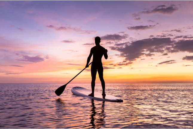 Ruta Guiada en Paddle Surf con Fotos y Vídeos en el Paraje Natural de Punta Entinas (Almerimar, Almería)