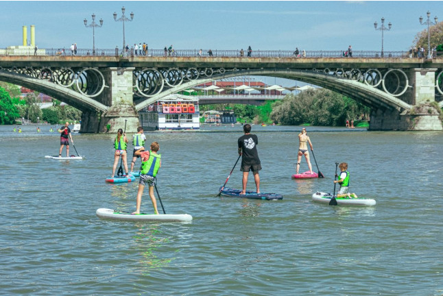 Ruta de Paddle Surf en el Río Guadalquivir (Sevilla)