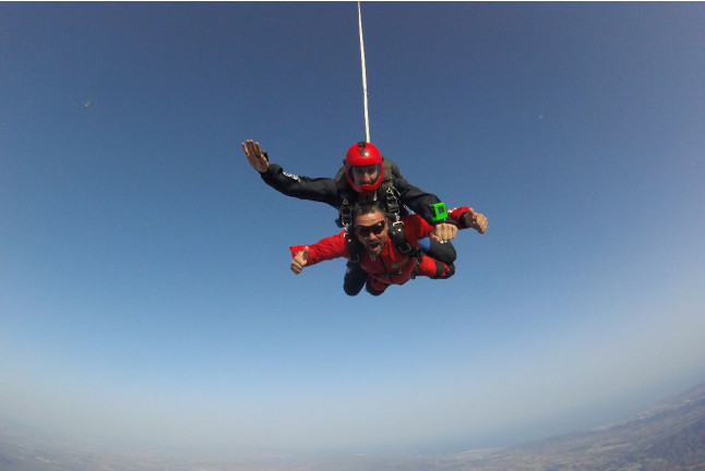 Salto Tándem en Paracaídas (Requena, Valencia)