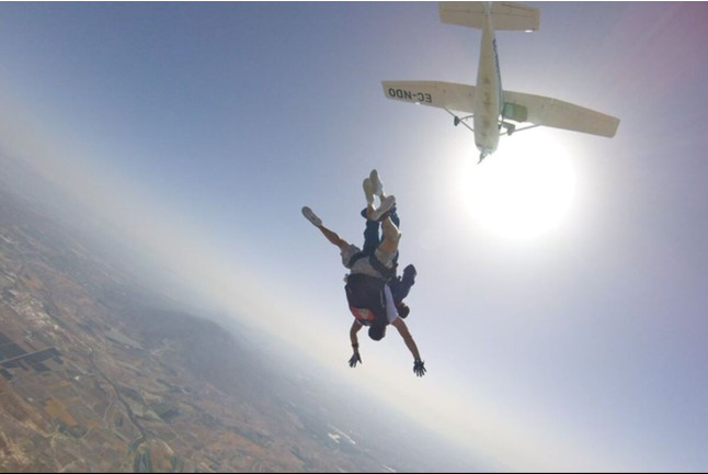 Salto Tándem en Paracaídas (Requena, Valencia)