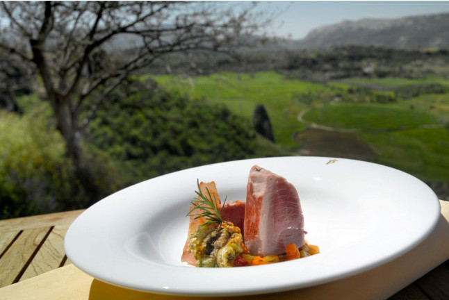 Mesa para dos: Comida o Cena para dos personas en Parador de Ronda (Málaga)