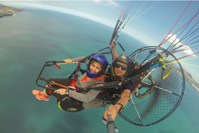 Vuelo en Paramotor (Gran Canaria)