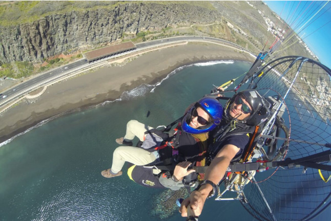 Vuelo en Paramotor (Gran Canaria)