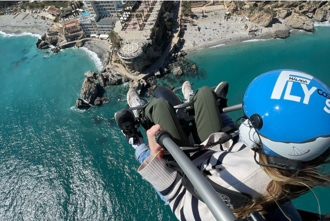 Vuelo en Paramotor con Acrobacias, Fotos y Vídeos (Málaga)
