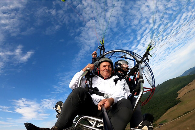 Vuelo en Paramotor con Vídeo (Legarda, Navarra)
