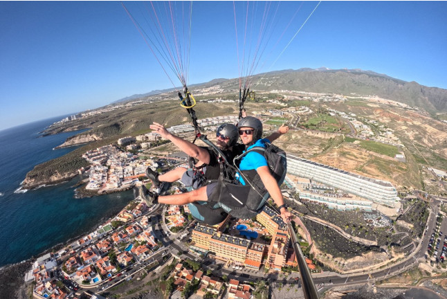 Vuelo en Parapente en Taucho o Ifonche (Adeje, Santa Cruz de Tenerife)