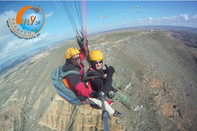 Vuelo en Parapente (Arcones, Segovia)