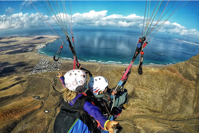 Vuelo en Parapente Biplaza (Lanzarote)