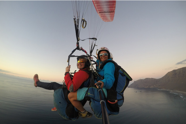 Vuelo en Parapente Biplaza (Lanzarote)